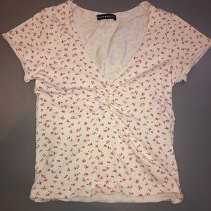 brandy melville floral top